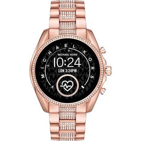 rose gold michael kors smartwatch best buy|michael kors mkt5045 smartwatch.